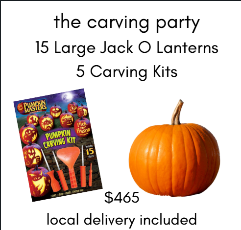 Fall - The Carving Party - Porchscapes